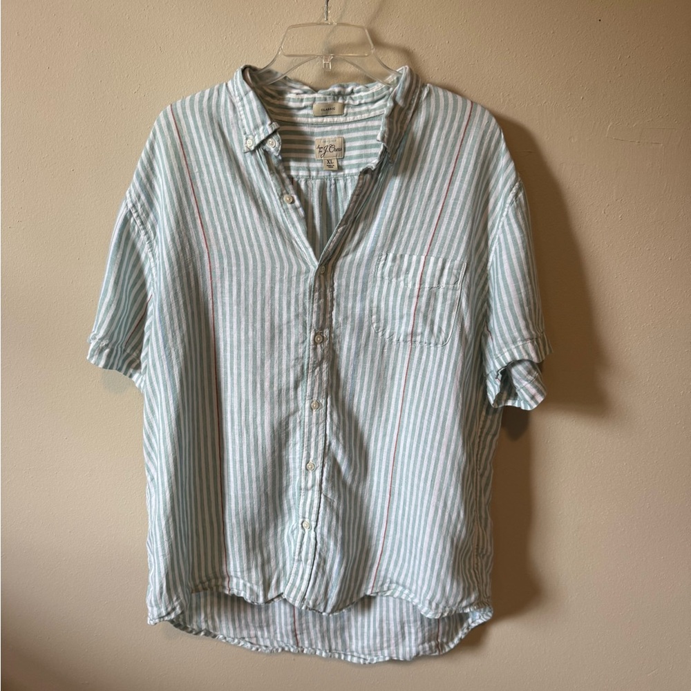 J. Crew Men’s Striped Button Down Shirt